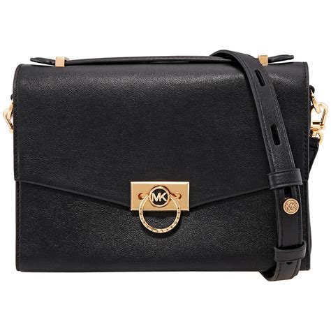 michael michael kors hendrix medium leather messenger bag|Hendrix Medium Two.